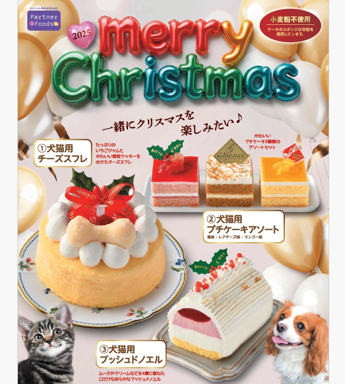 2025ペット用クリスマスケーキ名古屋